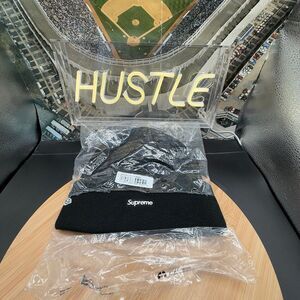 Supreme New Era S Logo Beanie (FW24) Black